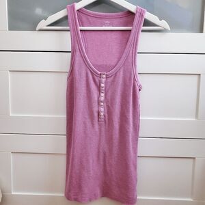 Aerie Purple Waffle Knit Tank Size S